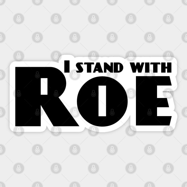 Pro-Choice Roe v. Wade Sticker by candhdesigns
